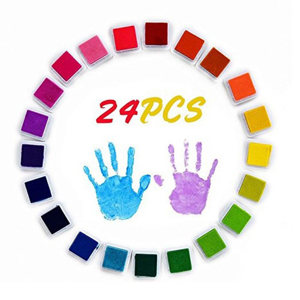 

Tools Stamp Pad Hobbies 3 3cm 24 Colors Convenient Craft Sponge Stamping Techniques Versatile Creative Handmade China Mainland