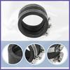 45mm ID Black Carburetor Adapter Inlet Intake Pipe Boot Interface w Clamps