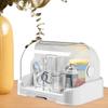 Baby Bottle Drying Rack Toddler Bottles Storage Box Dustproof Bottle Storage with Removable Drip Tray Durable Countertop Rack