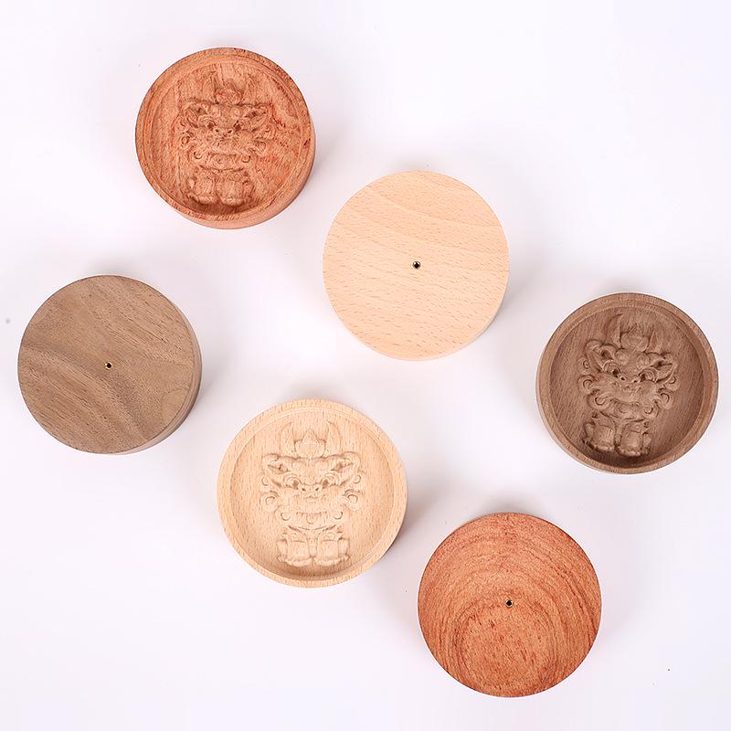 Solid Wood Aroma Diffuser & Incense Tray Ornament for Home & Bedroom
