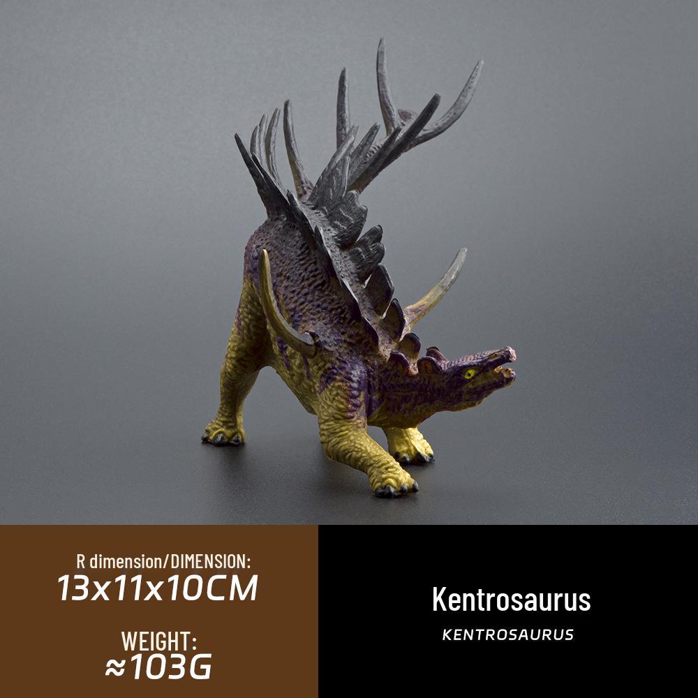 Large Dinosaur Model: Tyrannosaurus Rex & Velociraptor Jurassic Toy - Hard Plastic Figure Ornament