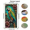 Parrots and Rhinoceroses Large Size Diamond Painting Animals Diy Full Square Round Drill Rhinestone Embroidery Mosaic Cross Stitch Kits