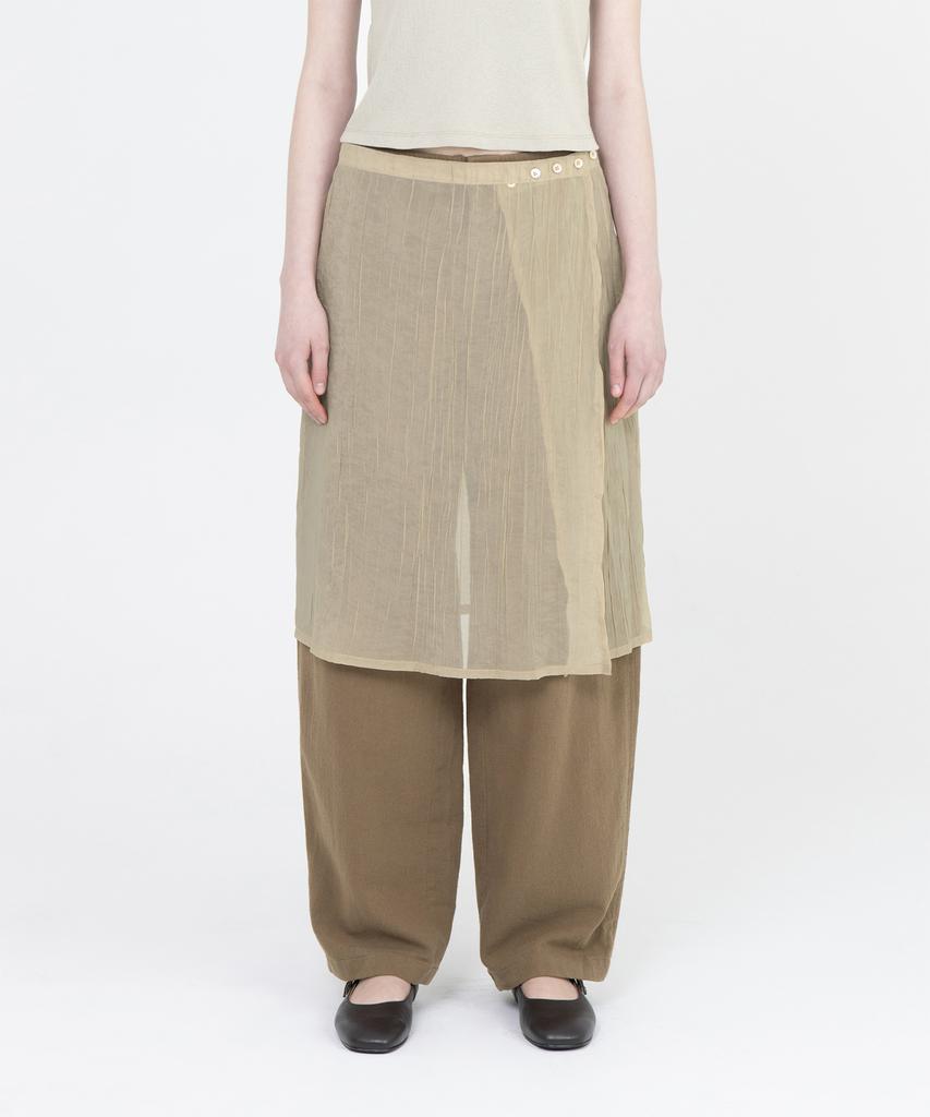 Beulaunyadeu W Wrap Skirt, Beige
