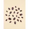 Brown Nails Press On White Polka Dot False Nails Short Fake Nails Oval Shape Press On Nails Manicure Set Includes 1sheet Adhesive Tabs & 1pc Mini File