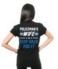 Polizistenfrau T-Shirt Lustiges Warn-T-Shirt Polizei T T-Shirts Polizei Geschenkideen