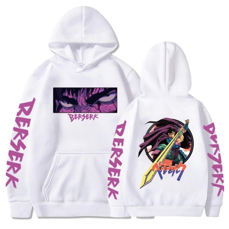 Autumn And Winter Berserk-Sword Wind Legend, Casual Fleece Hoodie Hoodie For Men And Women