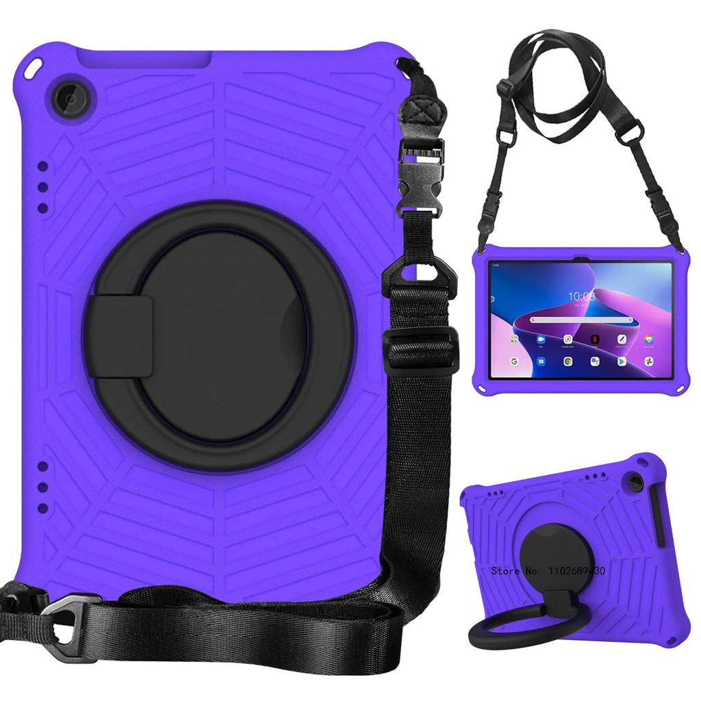EVA Kids Case for Xiaoxin Pad 10.6 TB125FU Tablet Cover M10 Plus 3rd 10.1 TB328FU Shockproof Kickstand Handle Strap