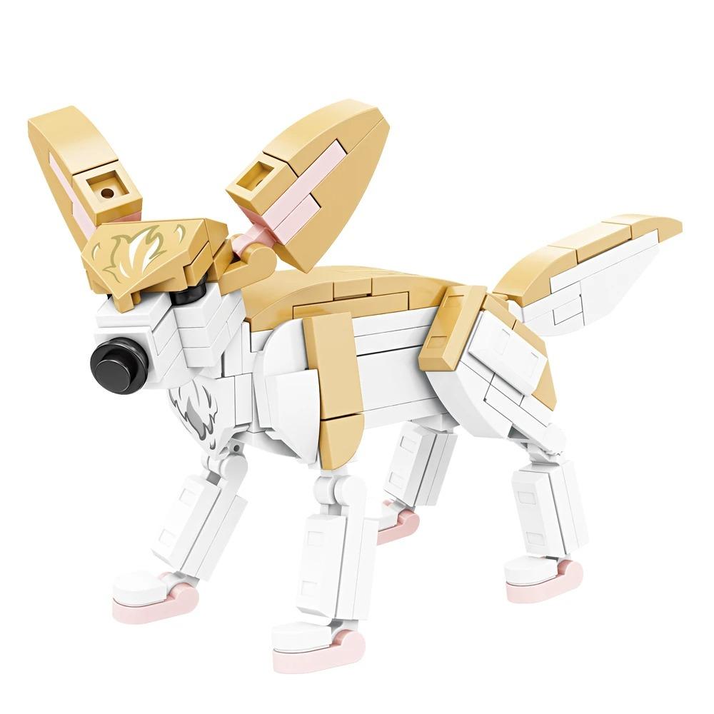 Zvířecí figurky Liška Klokan Žirafa Figurka Model Stavebnice Hračky Pro Děti Divoká Zvířata Dětské Dárky