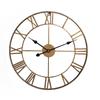 Retro Wall Iron Clock Decorative Hand Home Outdoor Commercial Spaces Up Dress
