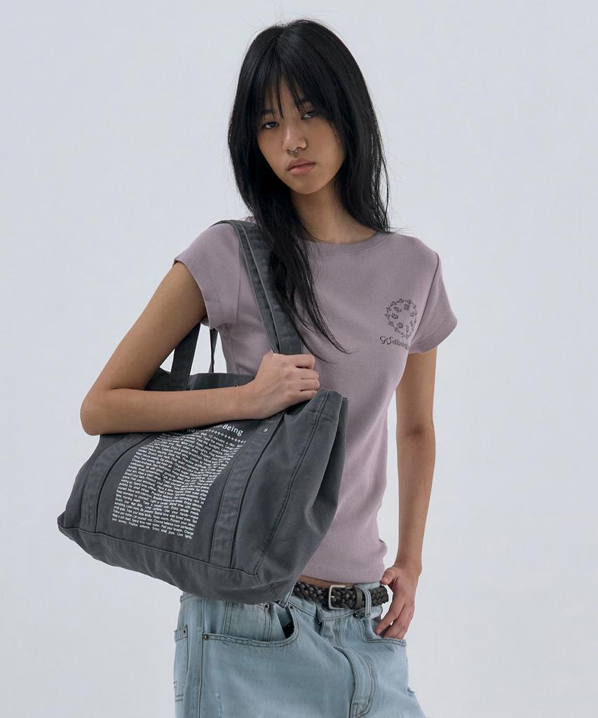 WELLBEING EXPRESS Peace Pigeon Tee Lilac