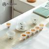Mr. Nanshan Bell Style Ceramic Kung Fu Tea Set - 9 Pieces