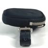 PRADA triangle logo plate Mini multi-pouch with belt Pouch Leather / Nylon Black