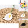 Pu Calla Lily Artificial Flower For Wedding Decor Home Staging Photography Prop