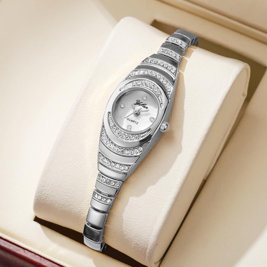 Elegant Women Watches Fashion Rhinestone Ladies Quartz Watch Bracelet Wristwatches Reloj Mujer
