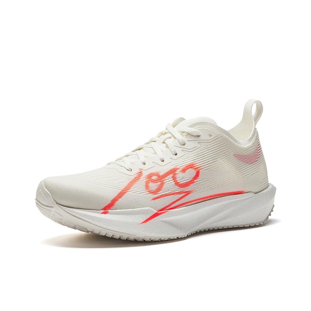 Anta Speed Pioneer Lightweight Shock Absorption Support Training Shoes Women Running Shoes White Red 922545570-3