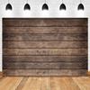 Wood Backdrop for Food Baby Portrait Photography Backdrops White Brown Wooden Board Plank Background for Party Decor Custom