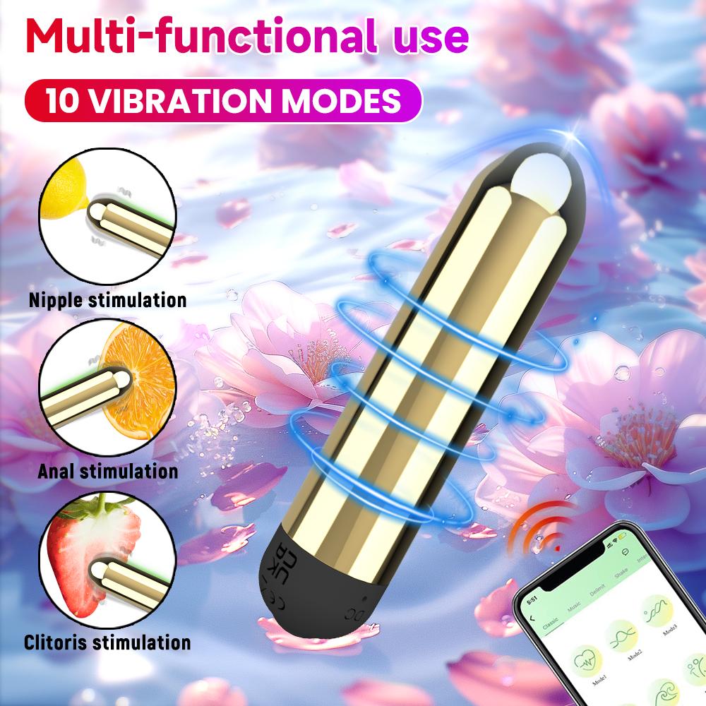 Powerful Bullet Vibrator For Women APP Remote Control Clitoral Stimulator Vaginal G Spot Dildo Masturbation For Adult Sex Toy