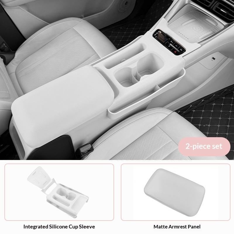 For 24 Geely EX2 Car Integrated All Inclusive Wireless Water Filling Cup Silicone Pad Anti Scratch and Anti Fouling Accessories