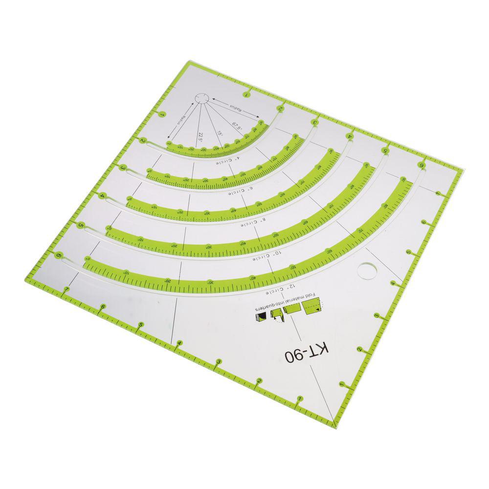 

Желтые инструменты для пэчворка Акриловая швейная линейка Многофункциональная линейка Линейка для пэчворка для DIY