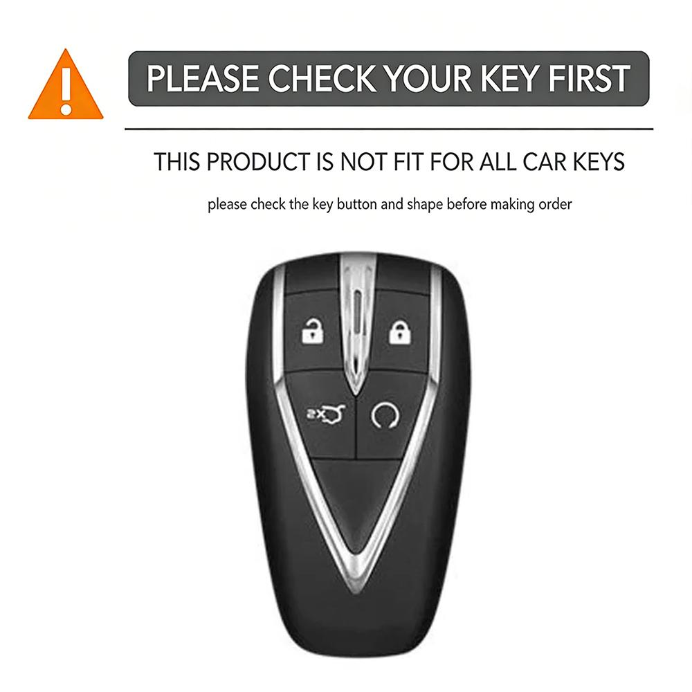 Silicone Car Remote Case Keychain For Changan Cs35 Plus Cs55 Plus Cs75 Plus Eado Uni-T Uni K Oushang X5 X7 Ev Rubber Key Cover