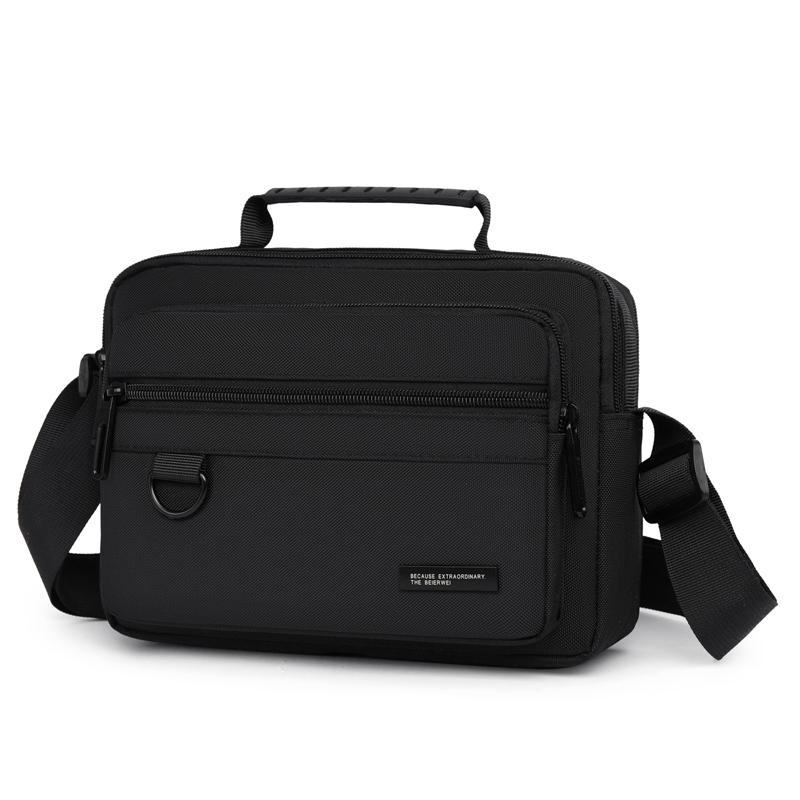 Men's Business Casual Shoulder Bag - Spacious Waterproof Messenger with Organizer Pockets