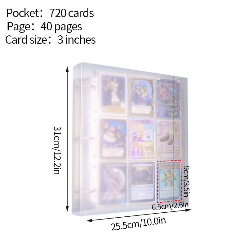 9 Pocket Pages Kpop Binder Photocard Holder Large Capacity Photo Albums Games Cards Collect Book Cards Collect Photo Albums