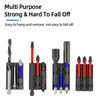 Magnetic Bit Holder 3 Holes Screwdriver Bit Holder Drill Bit Stand Storage Case with 3M Adhesive Tape Power Tools Accessories