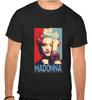 Madonna Pop Music Logo Black T-Shirt -1061