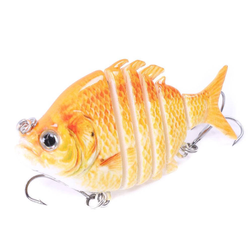 Multi-section Fish Lure Bait6.35cm9.3gBionic Bait Freshwater Sea Fishing Bass Tilapia All-Purpose Fake Bait Fishing Gear