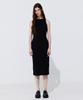 WNDERKAMMER Back Cut-Out Sleeveless Dress_Black