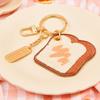 Newstalgia Embroidered Keychain - Toast