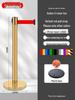 Retractable Queue Barrier Post with Belt
