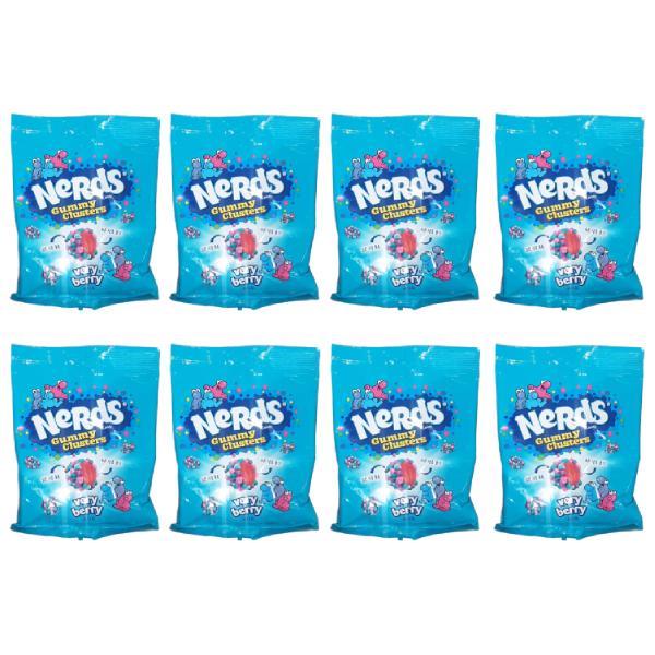 Nerds Gummy Clusters Very Berry 85g x 8