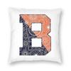 Bucknell University Square Pillowcase Polyester Linen Velvet Pattern Zip Decorative Throw Pillow Case Sofa Cushion Cover