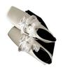 Sheepskin Version~ Genuine Leather French Mary Jane Small Leather Shoes Niche Square Head High-end Lace-up White Thick Heel Single Shoes Women