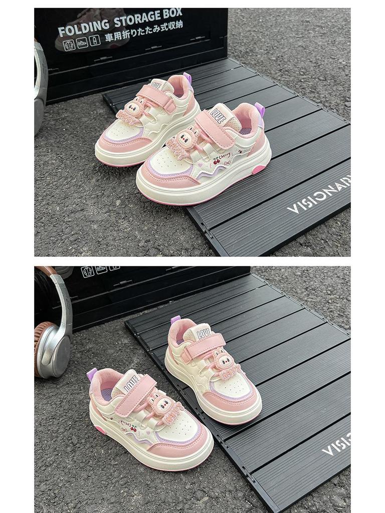 2025 Autumn Girls' Casual Princess Sneakers - Soft Sole Sports Shoes for Middle and Big Kids
