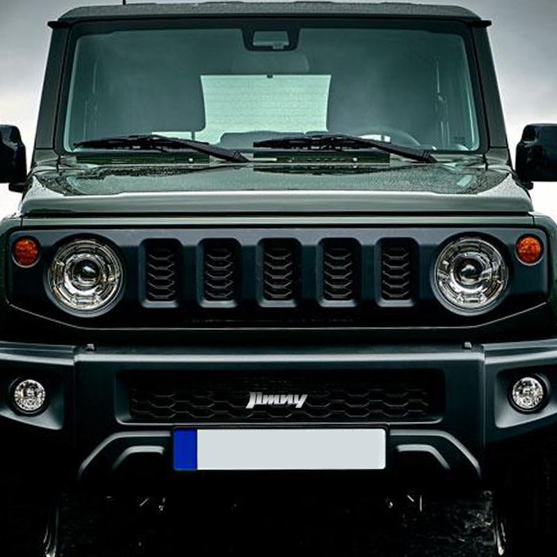 3D Metall Für Suzuki Jimny Kühlergrill Abzeichen Front Emblem Heck Kofferraum Karosserie Aufkleber SUV 4X4 Off-Road Kreatives Dekorationszubehör