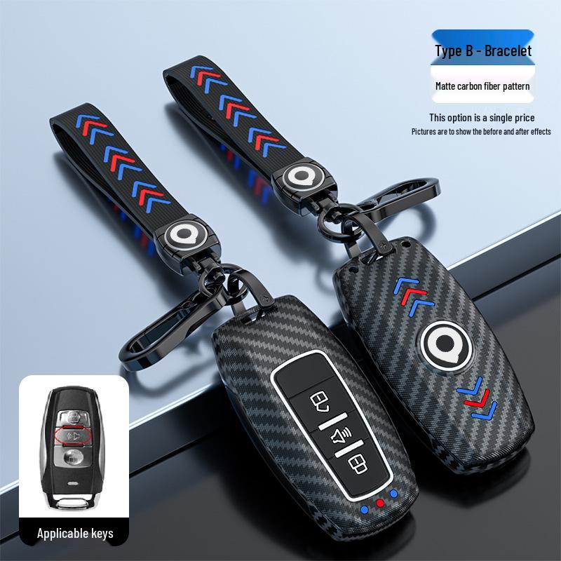 19-21 New Great Wall Cannon Key Fob Cover: Premium Metal Shell, Fits 2.0T Pickup, Personalized Design
