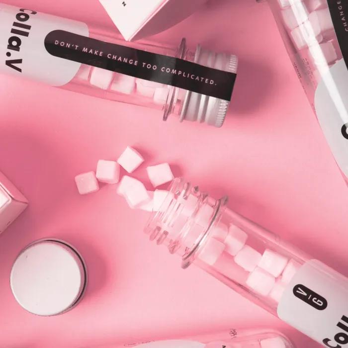 Collagen One Pill 4 Pieces with High Concentration Extract for Skin Elasticity Moisture and Wrinkle Care Daily Beauty Supplement