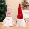 Christmas Decoration Sequined Hat Faceless Doll Cartoon Figurine Gift