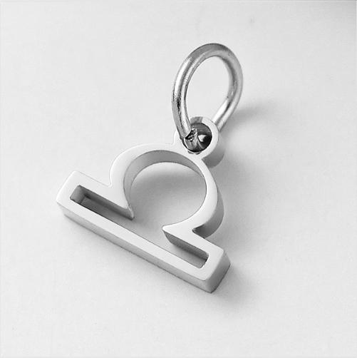 SUNIBI Stainless Steel Star Zodiac Sign 12 Constellation Pendant Accessories for Necklace Women Man Jewelry Gifts