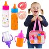 Kit De Biberons Magiques Pour Poupées Avec Sac De Transport Zippé – KP8961
