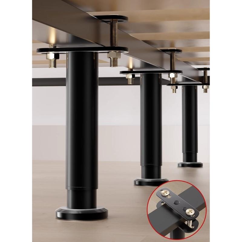 Strong Steel Adjustable Furniture Support Column Not Slip Designs Support Brackets for Home Office Stability Use