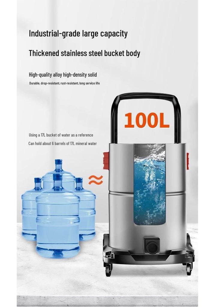High-Power Industrial Vacuum Cleaner for Home and Car – Carpet and Grout Cleaning