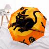 1pc Halloween Cat Fashionable Automatic Opening/Closing Folding Umbrella with 8 Bones, Windproof Portable, Daily Use304