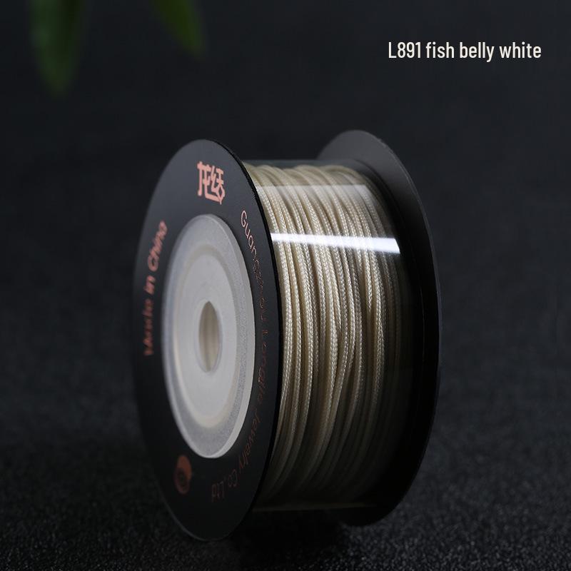 Dragon Knot High-A Jade Thread: Eco-friendly, Colorfast Jewelry Weaving Cord, 79 Colors, Handmade DIY Bracelet Material.