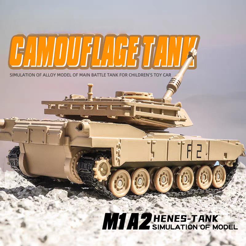 Main Battle Tank Germany Leopard 2 American M1A2 Abrams Chinese Type 99B Diecasts & Toy Vehicles Sounds & Light 1:48 Alloy Military Model