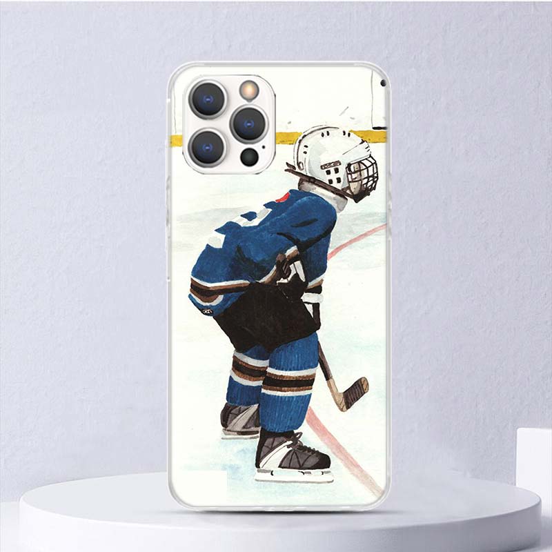 Ice Hockey Rink Sport Soft Case For iPhone 16 17 Air 16E 15 Plus 11 12 13 Mini 14 Pro Max Phone Cover Apple 7 8 SE Coque Funda 1