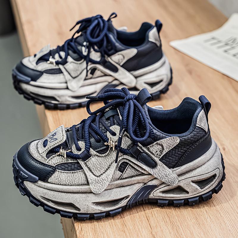 New Men's Fashion Casual Low Top Sports Shoes Students Thick Sole Comfortable Sneakers Boys Male Classic Breathable Basketball Shoes