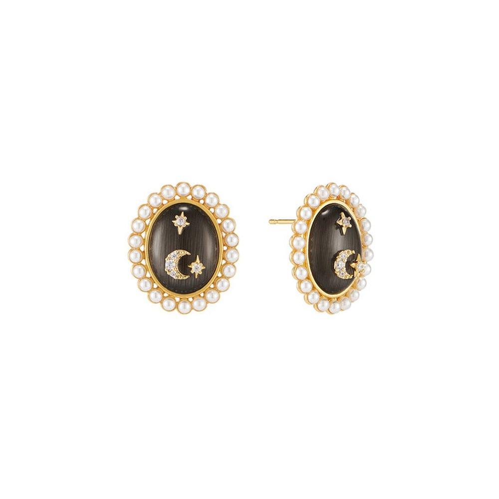 Oldmoon Antique Pearl Earring_Ec1678